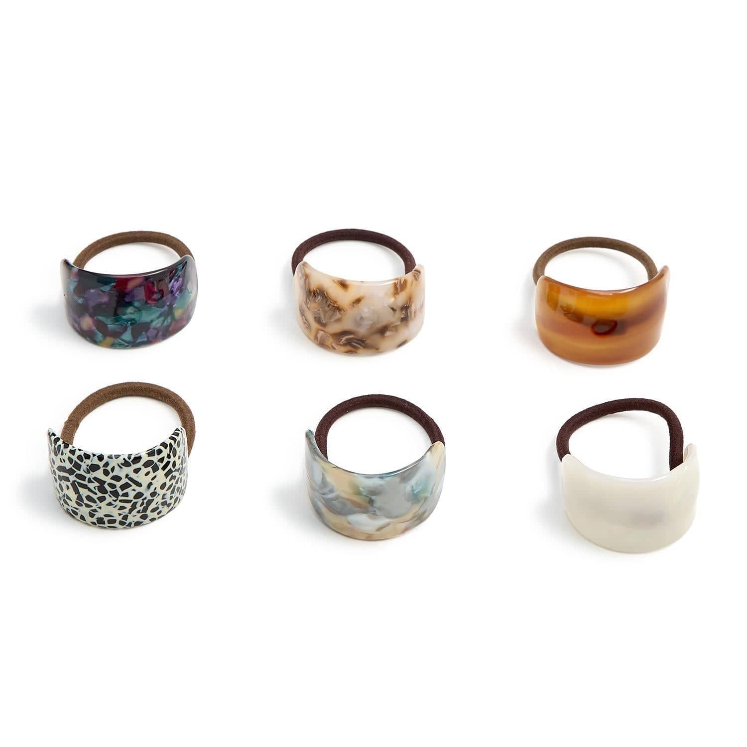 Ponytail Tie with Cover Two’s Company Hair Accessory