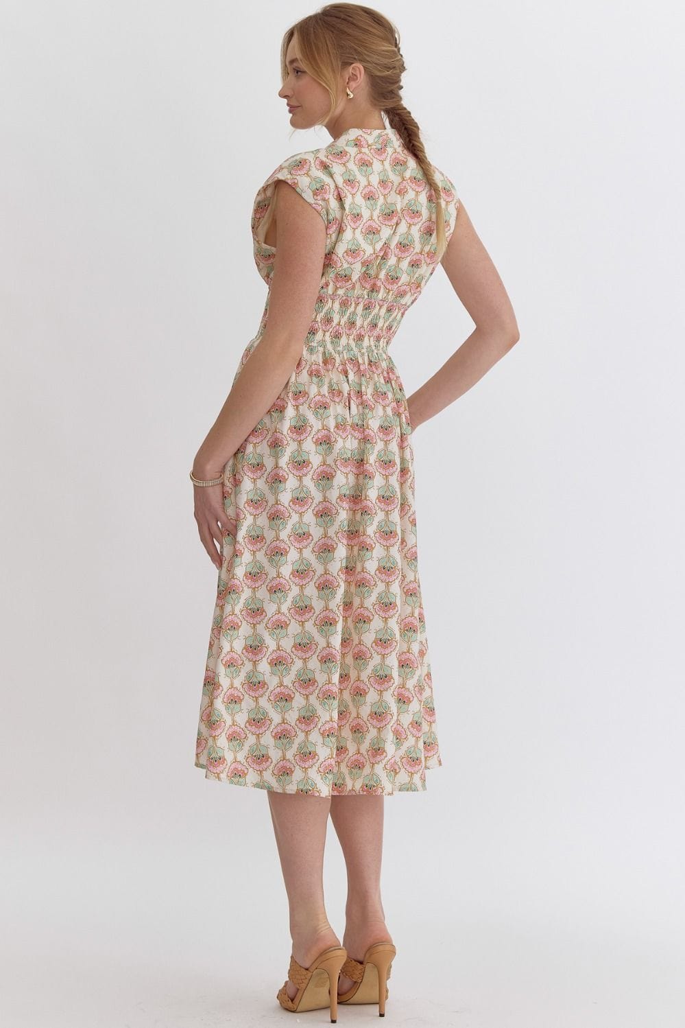 Poppy Cream Dress S-2XL Entro Dress