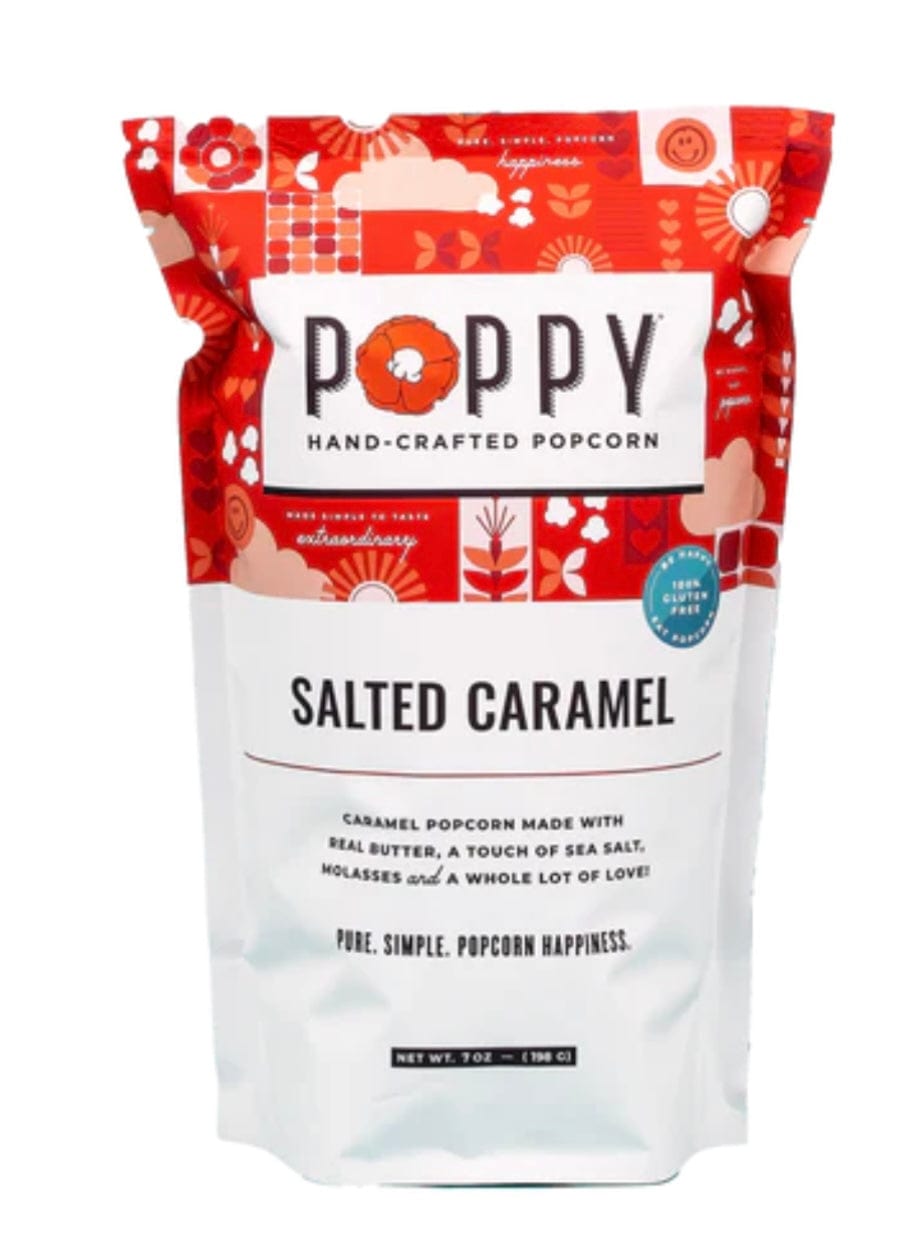 Poppy Hand-Popped Popcorn Poppy Popcorn Salted Caramel / Market Bag