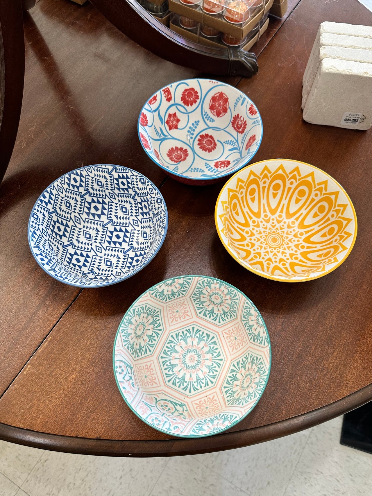 Porcelain Bowls of Art 6” Mattie B's Gifts & Apparel