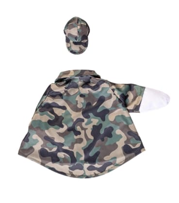 Porch Goose Outfit, Camo Evergreen Novelty