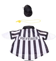 Porch Goose Referee Outfit, Black and White Striped Evergreen Novelty