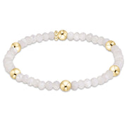 Presence Gemstone 4mm Bracelet, Aquamarine enewton design, LLC
