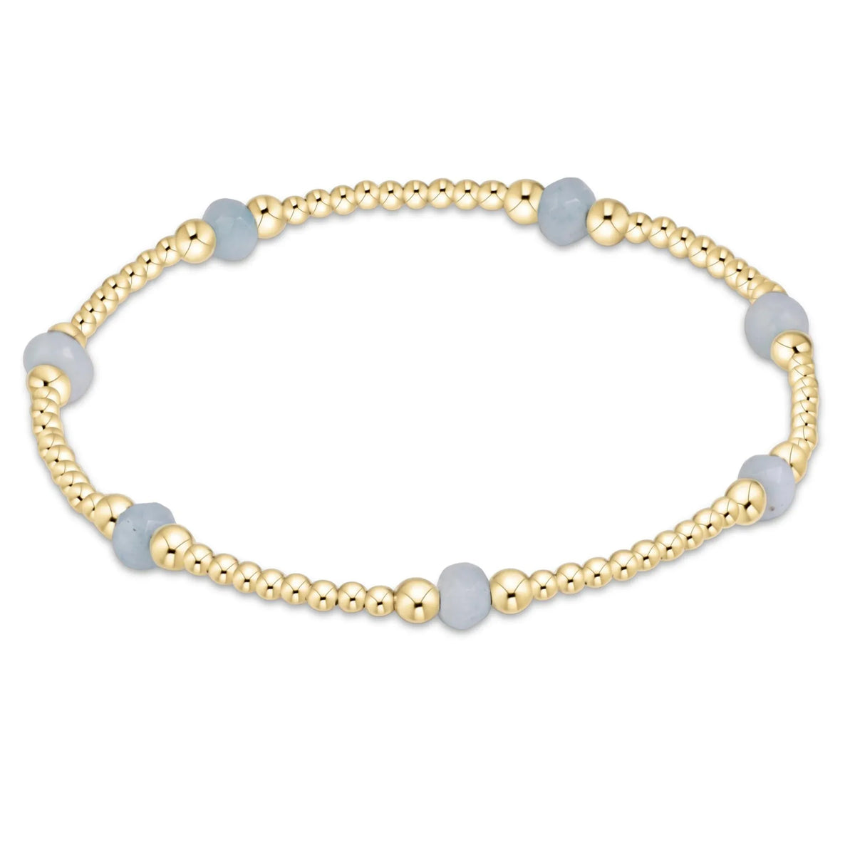 Purpose Gemstone 4mm Bracelet, Aquamarine enewton design, LLC Bracelet