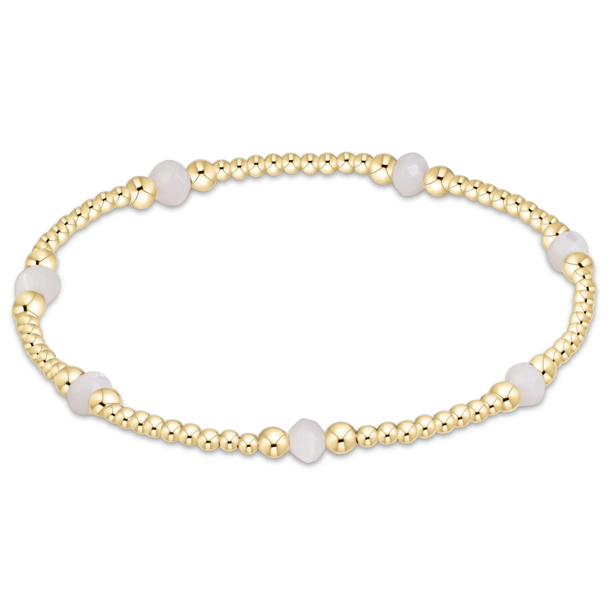 Purpose Gemstone 4mm Bracelet, Aquamarine enewton design, LLC Bracelet