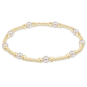Purpose Pearl 4mm Gold Bracelet e.newton Designs BRACELET