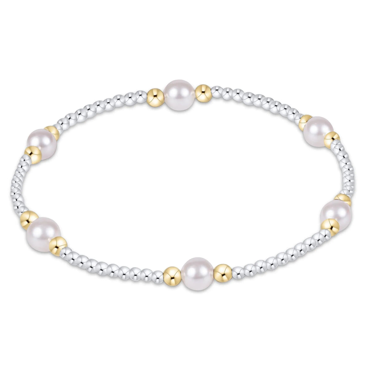 PURPOSE PEARL 5MM MIXED
METAL BRACELET enewton design, LLC Bracelet