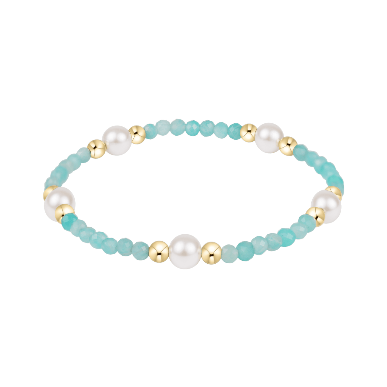 Purpose Pearl 6mm Gem Bracelet - Amazonite e.newton Designs BRACELET