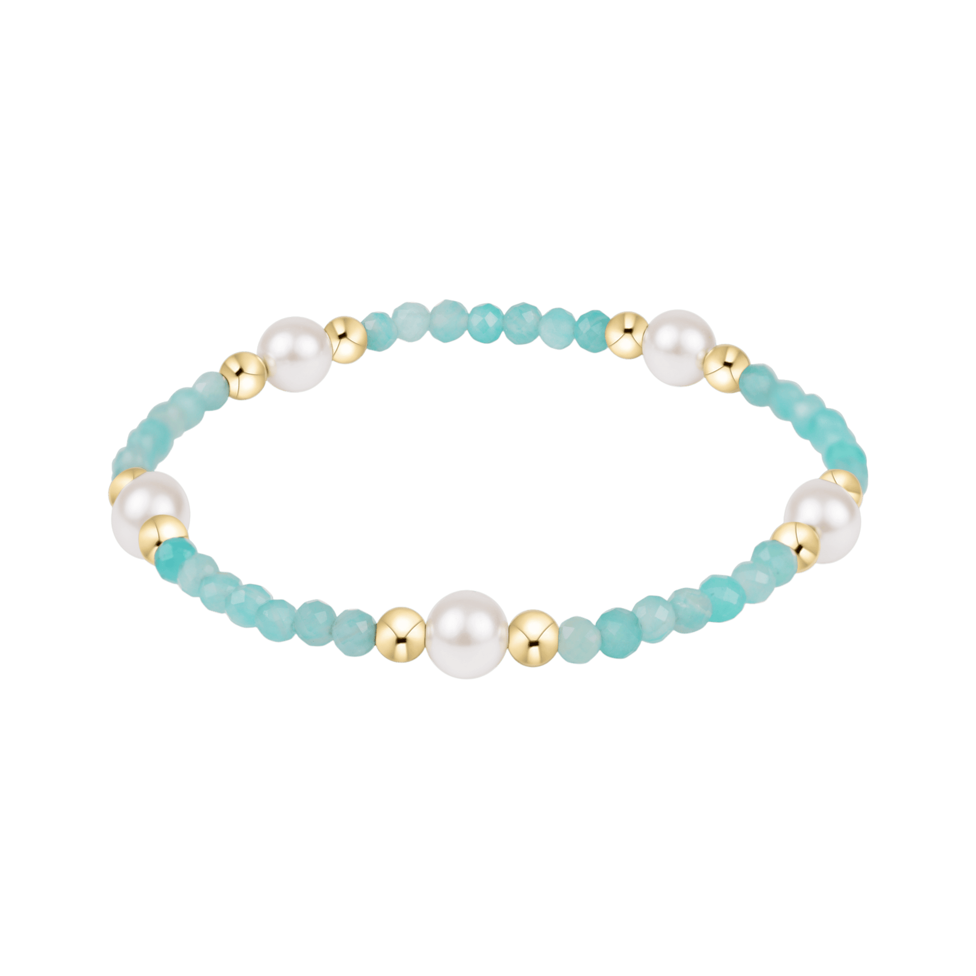 Purpose Pearl 6mm Gem Bracelet - Amazonite e.newton Designs BRACELET