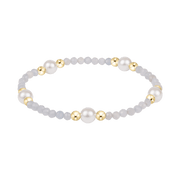 Purpose Pearl 6mm Gem Bracelet - Aquamarine e.newton Designs BRACELET