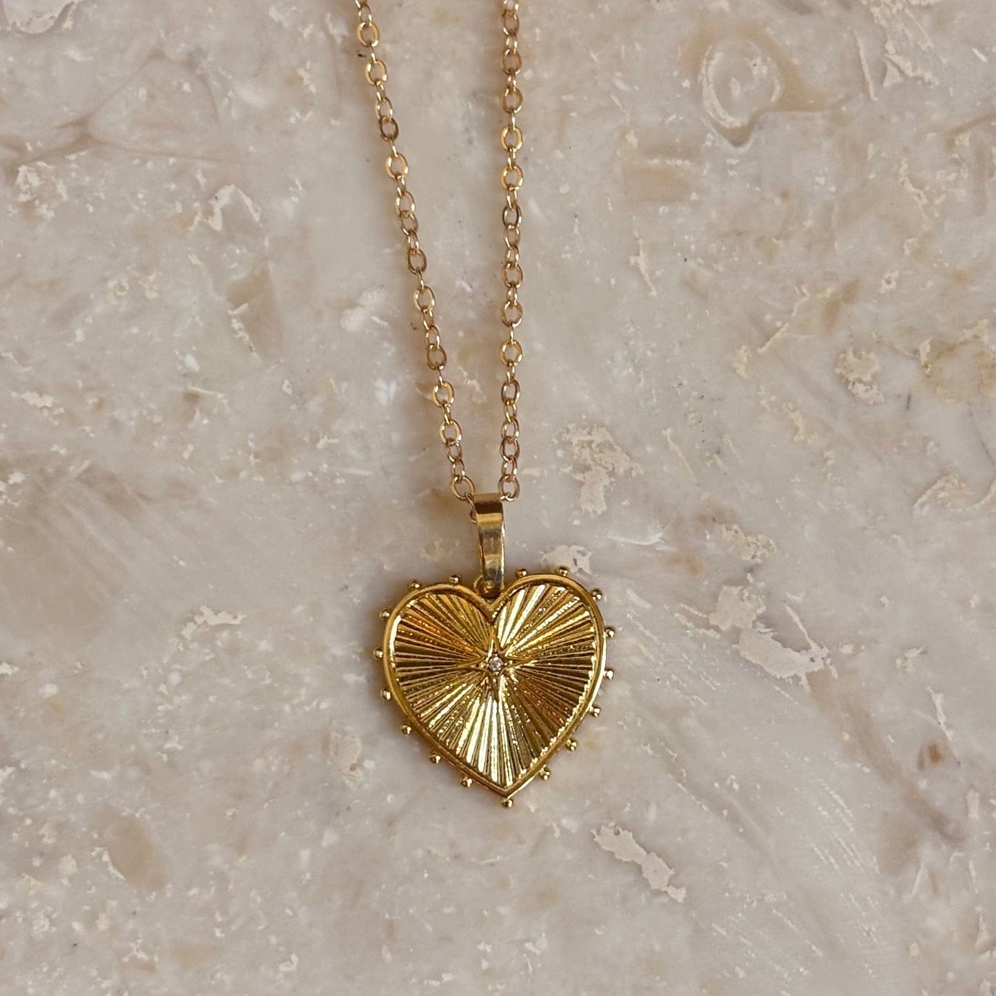 Radiant Heart Necklace Little Bird Charleson LLC Necklace