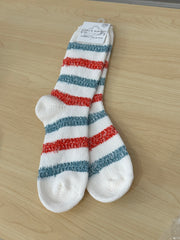 Ragg Crew OS Indigo Stripe World's Softest Sock dba Crescent Sock Co. Socks Ragg Crew OS Indigo Stripe