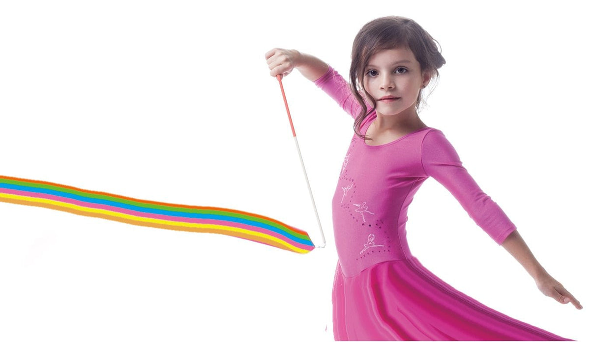 Rainbow Dancer Ribbon Wand, Multicolor House of Marbles