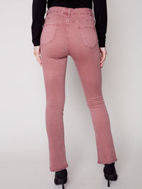 Thumbnail for Raspberry Twill Flare Pant by Charlie B Charlie B