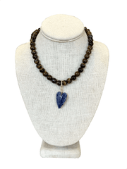 Rebel Heart Beaded Necklace Farrah B Jewelry Necklace