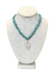 Rebel Heart Beaded Necklace Farrah B Jewelry Necklace