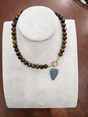 Rebel Heart Beaded Necklace Farrah B Jewelry Necklace
