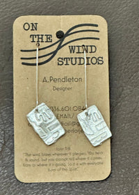 Thumbnail for Refined by Fire Hand Crafted Silver Earrings On the Wind Studios Earring Ranch