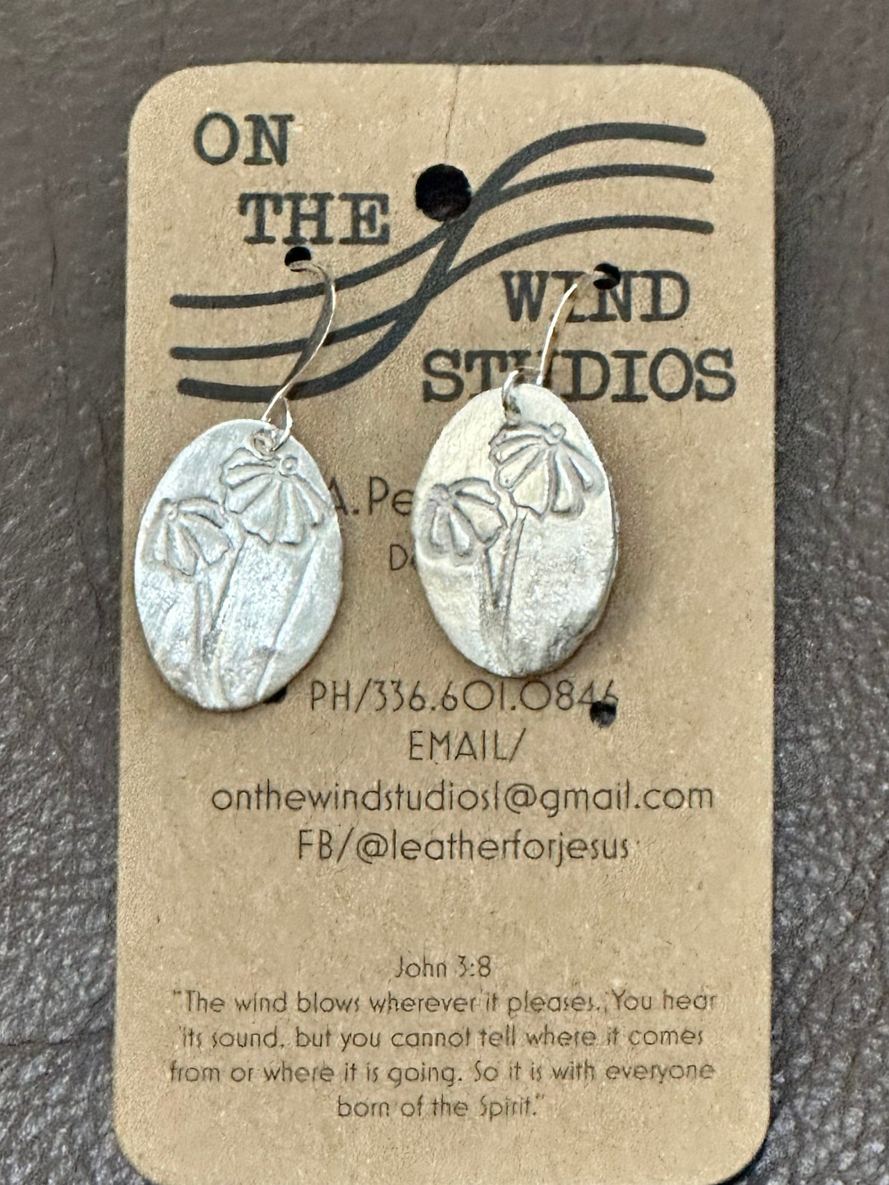 Refined by Fire Hand Crafted Silver Earrings On the Wind Studios Earring Posie