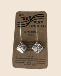 Thumbnail for Refined by Fire Silver Earrings On the Wind Studios Hand Made