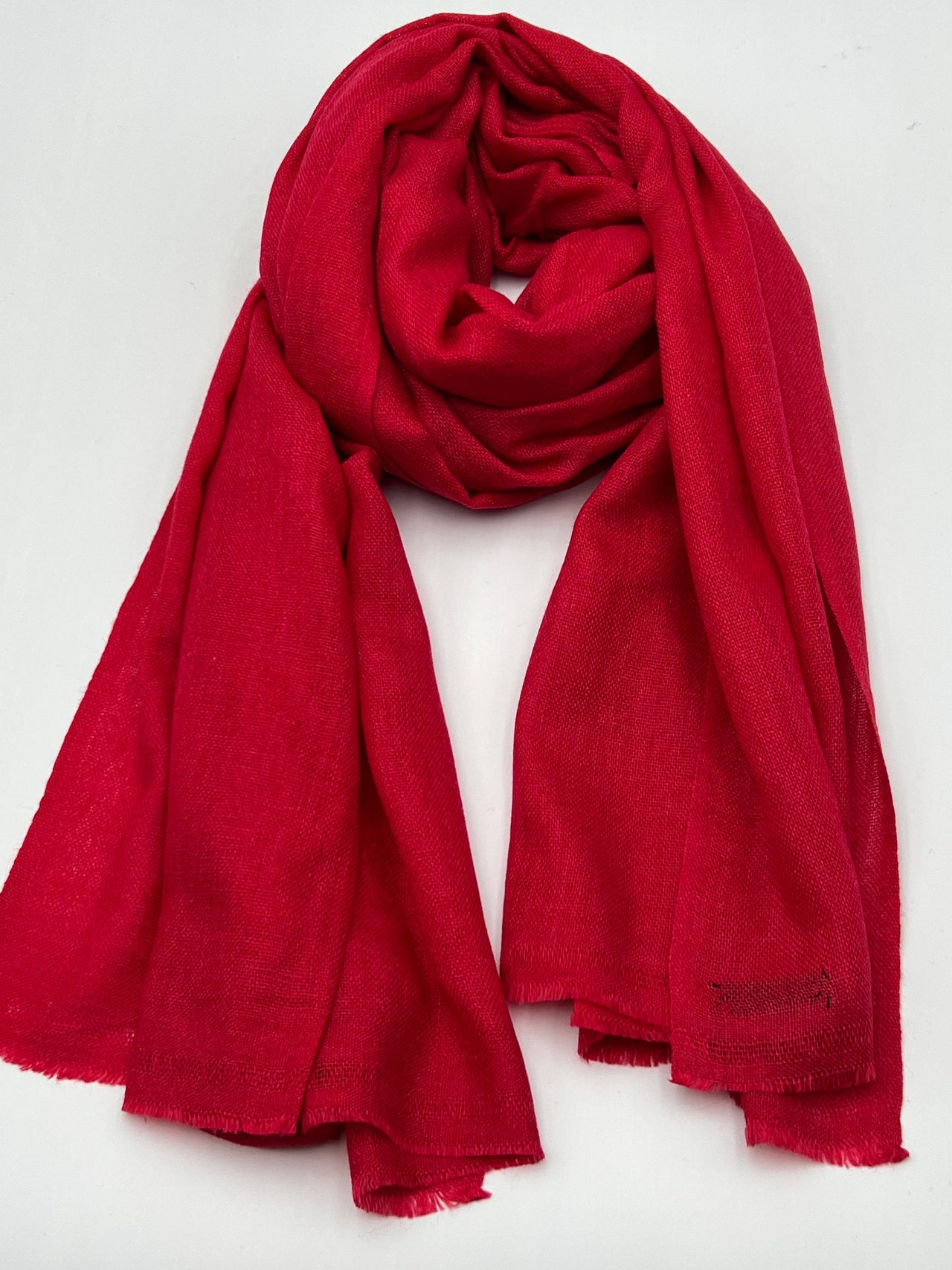 Regular Cashmere Scarf (Red) RCS31 NURBU INC.