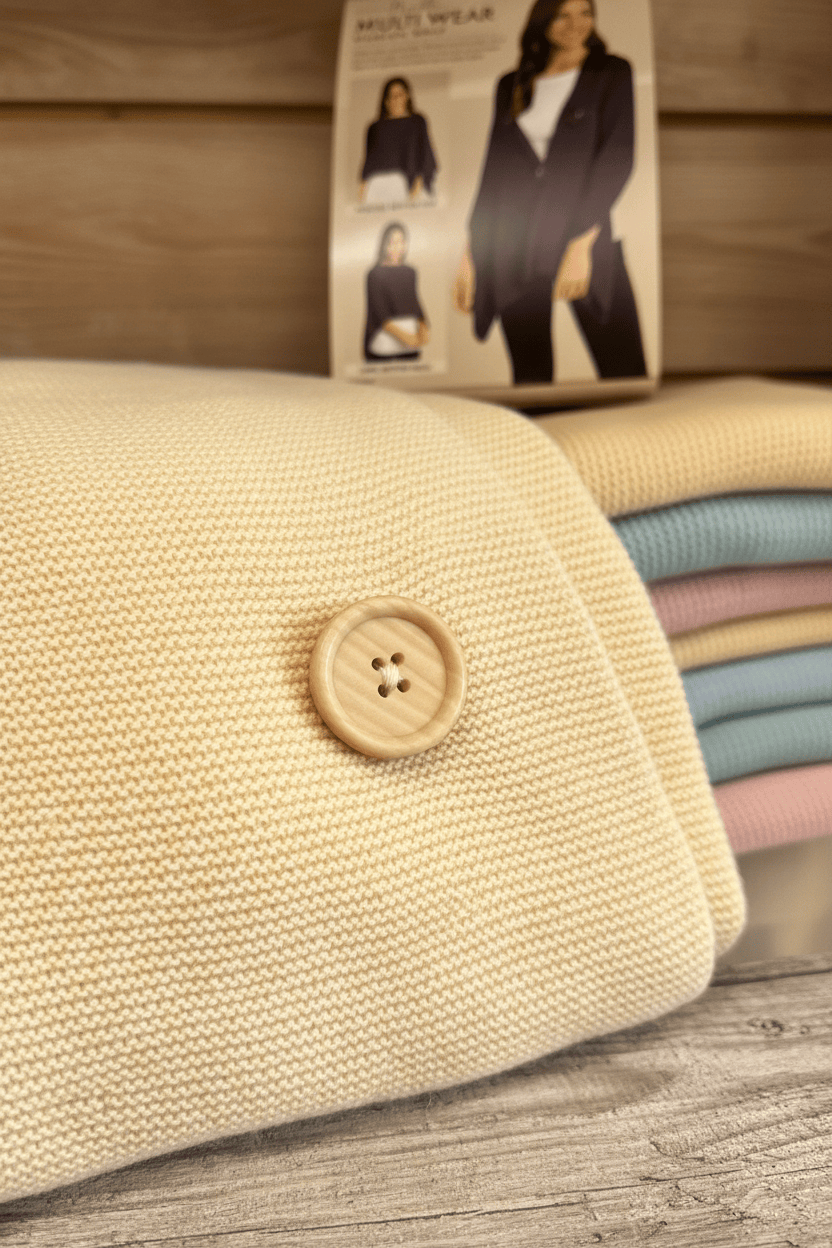 Riverton Wrap Soft Colors Ganz WRAP Butter