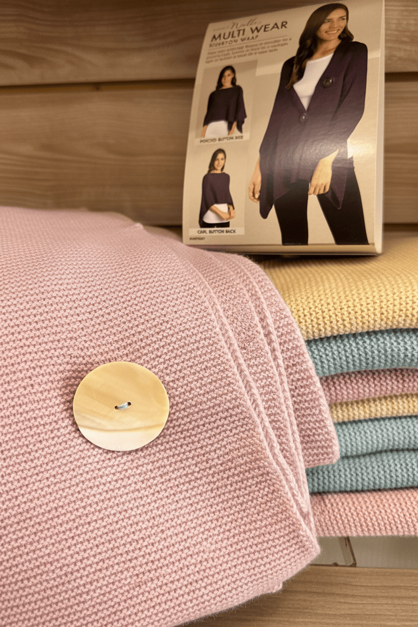 Riverton Wrap Soft Colors Ganz WRAP Rose