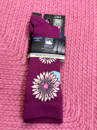 Thumbnail for Riviera Socks by World’s Softest World's Softest Socks Berry SunFlower