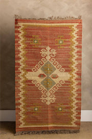 Rug - Kilim Dhurrie Rug Jute, Wool, 3' X 5' (PC) Audrey's Home & Gift