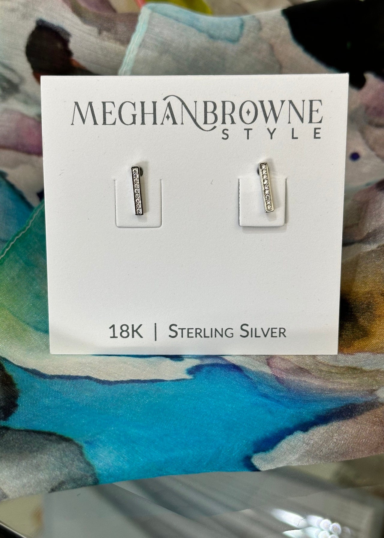 Sadie Sterling Earrings Meghan Browne Design Earrings Silver