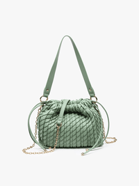 Thumbnail for Sage Soft Handbag | Cinchable Jen & Co Handbags