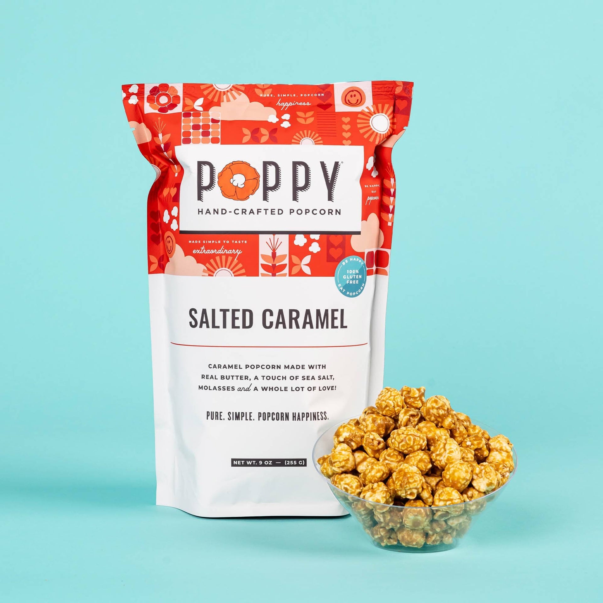 Salted Caramel Popcorn Poppy Hand-Crafted Popcorn