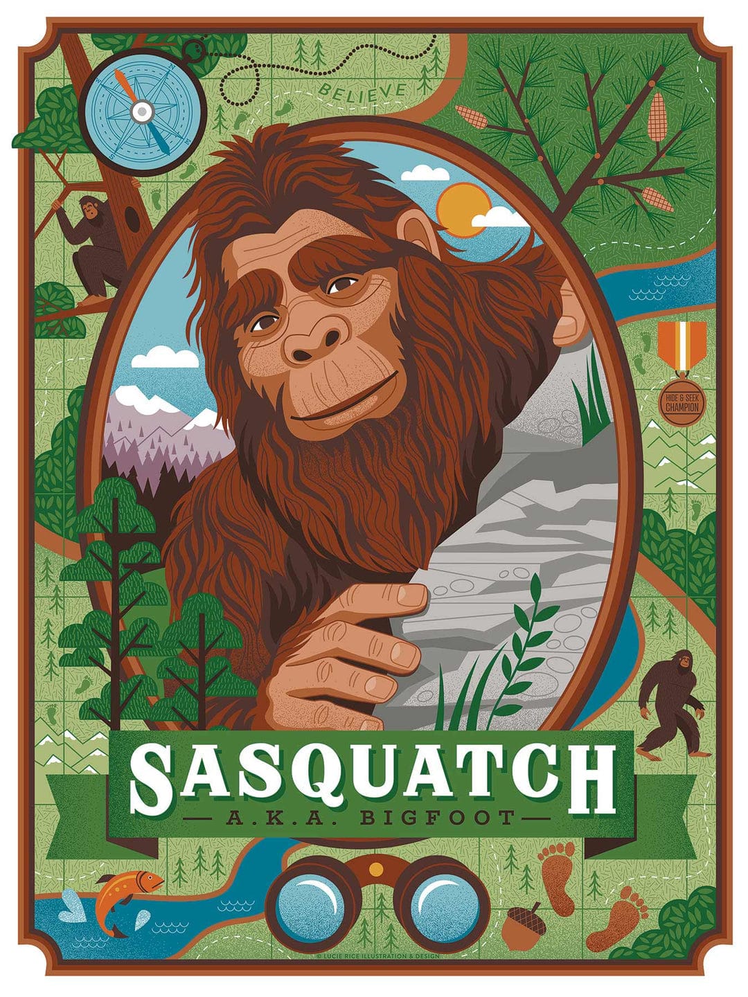 Sasquatch Puzzle True South Puzzle Co Jigsaw Puzzles