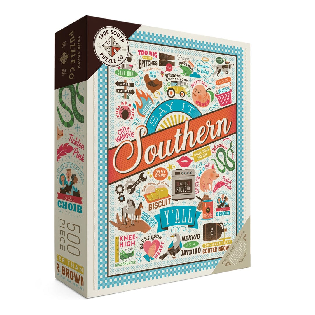 Say It Southern Puzzle True South Puzzle Co Jigsaw Puzzles