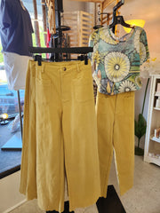 Scallop Hemmed Golden Pant Entro USA Casual Pant
