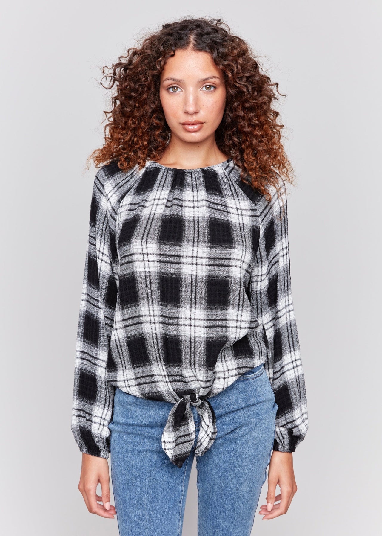 Scotty Raglan Sleeve with Twist Charlie B Casual top S