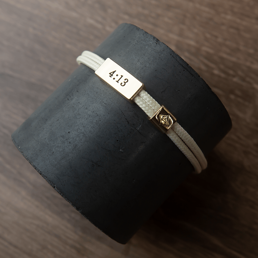 Sentiment Cord Bracelet-Philippians 4:13, You've Got This Lenny & Eva