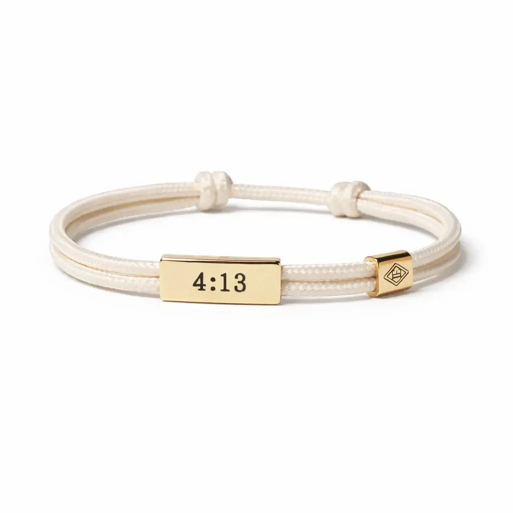 Sentiment Cord Bracelet-Philippians 4:13, You've Got This Lenny & Eva