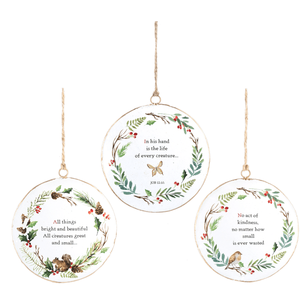 Sentiment Ornament Ganz Seasonal & Holiday Decorations