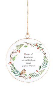 Sentiment Ornament Ganz Seasonal & Holiday Decorations