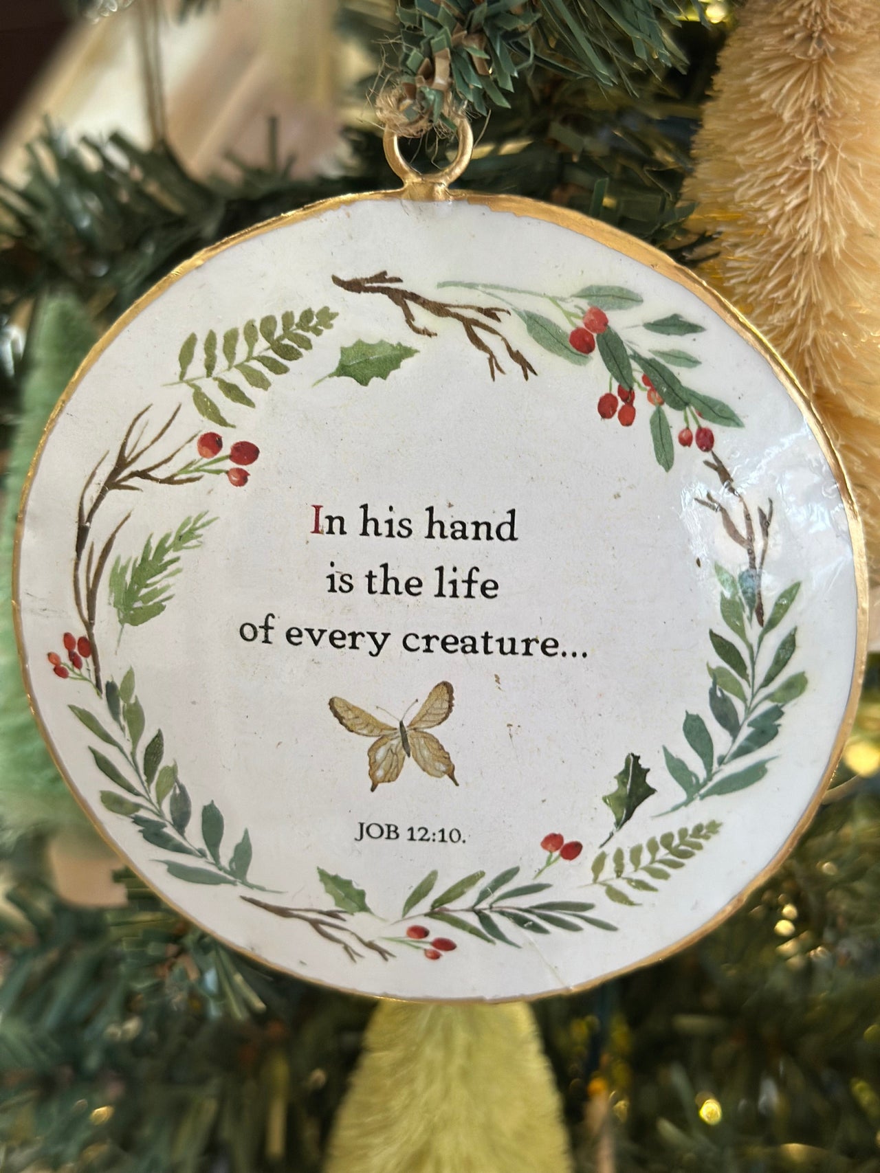 Sentiment Ornament Ganz Seasonal & Holiday Decorations