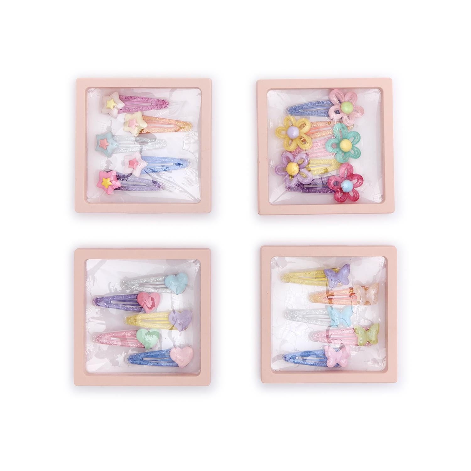 Set of 5 Hairclips in Gift Box Two's Company Hair Accessory