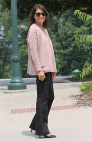 Sheffield Button Sweater One Size Mud Pie SWEATER