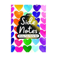 Thumbnail for Side Notes Sticky Notes Tab Sets - Rainbow Hearts OOLY
