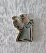 Sideways Angel Tidbit Dish Mud Pie HOLIDAY