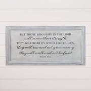 Sign - Isaiah 40:31 (PC) Audrey's Home & Gift