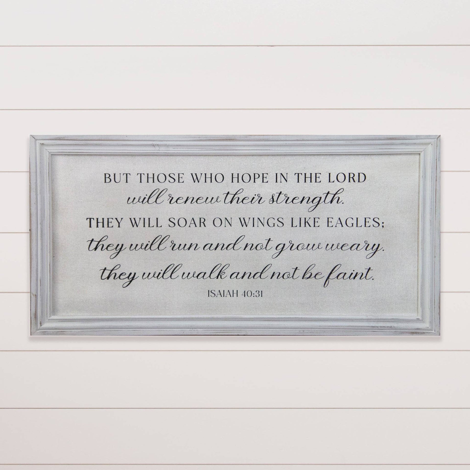 Sign - Isaiah 40:31 (PC) Audrey's Home & Gift