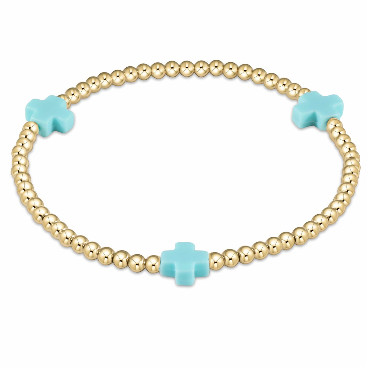 SIGNATURE CROSS 3MM GOLD
BRACELET - GOLD e.newton Designs BRACELET