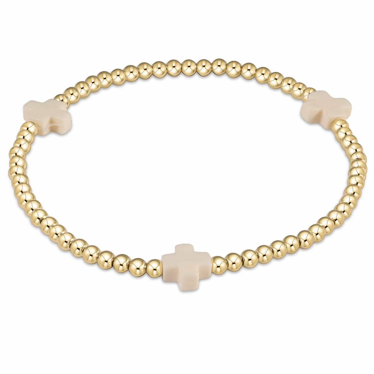 SIGNATURE CROSS 3MM GOLD
BRACELET - GOLD e.newton Designs BRACELET
