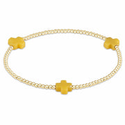 SIGNATURE CROSS SMALL 2MM
GOLD BRACELET - GOLD e.newton Designs BRACELET